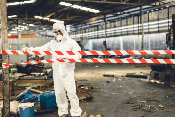 Professional Biohazard technician working in Sugar Hill, NH